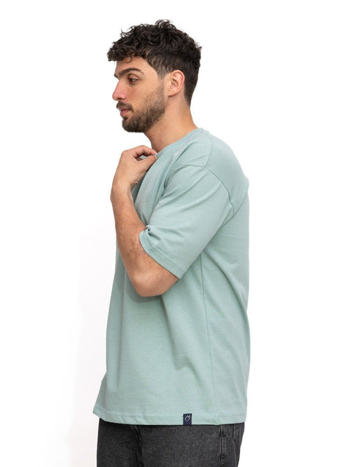 Mist Over Size Round T-Shirt - Khotwh