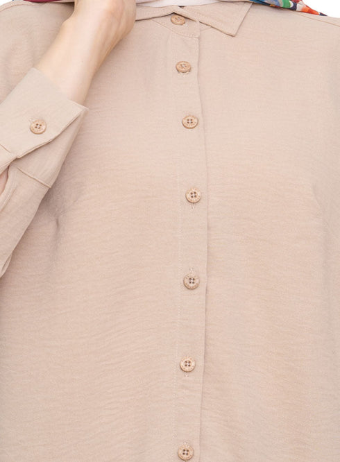 Mocha CY - Over Size Shirt - Khotwh