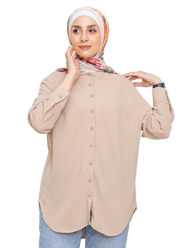 Mocha CY - Over Size Shirt - Khotwh