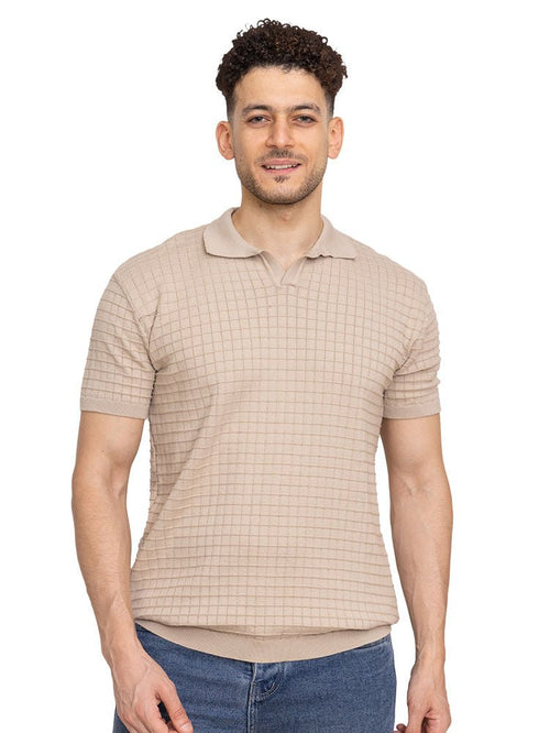 Mocha Design 15 - F - Polo Neck T-Shirt - Khotwh