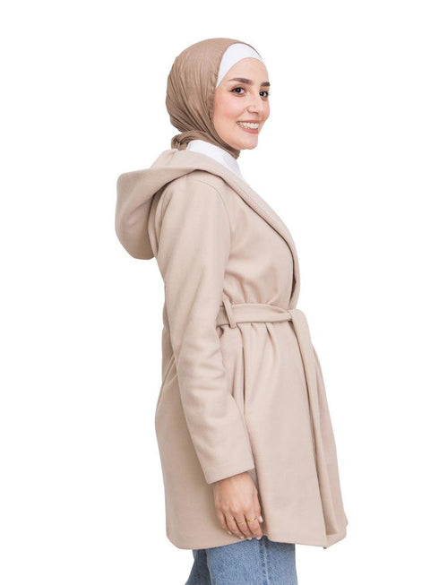 Mocha Feather Jacket - Khotwh