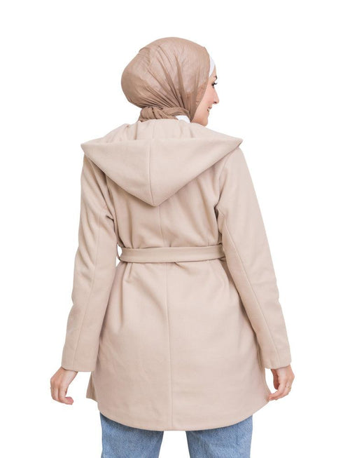 Mocha Feather Jacket - Khotwh