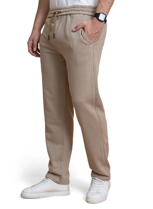 Mocha Melton Wide Leg - Khotwh