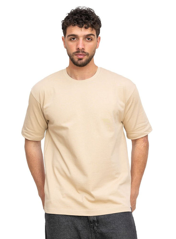 Mocha Over Size Round T-Shirt - Khotwh