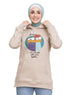 Mocha Printed - HoodieV Design 65 - Khotwh