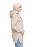 Mocha Printed - HoodieV Design 66 - Khotwh