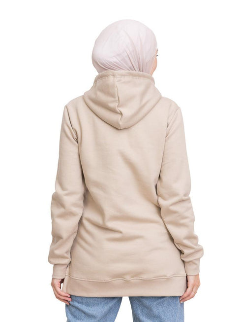 Mocha Printed - HoodieV Design 66 - Khotwh