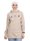 Mocha Printed - HoodieV Design 69 - Khotwh