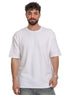 Mono - White Squares O.S Round T-Shirt - Khotwh