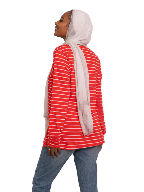 N - Milon Striped Long - Sleeve - Khotwh