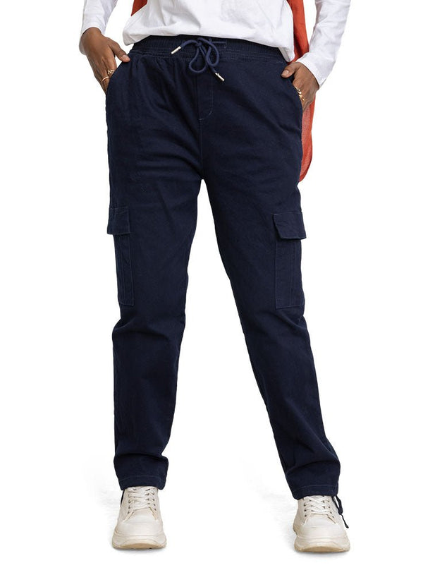 Navy Cargo Pant - Khotwh