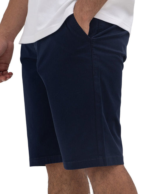 Navy Classic Gabardine Short - Khotwh