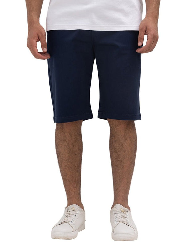 Navy Classic Gabardine Short - Khotwh