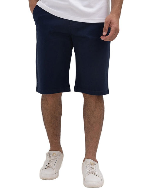 Navy Classic Gabardine Short - Khotwh