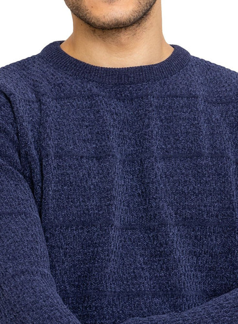 Navy - Design 0110 BS - Round Pullover - Khotwh