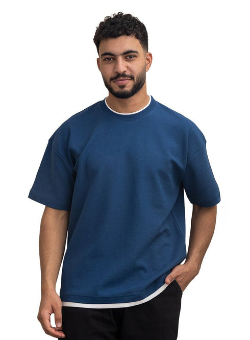 Navy Design 3001 NF - Round T-Shirt - Khotwh