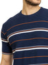 Navy F - S.Knit Round T-shirt - Khotwh