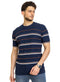 Navy F - S.Knit Round T-shirt - Khotwh