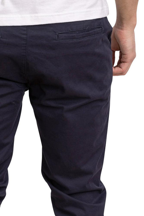 Navy Gaberdine Pant - Khotwh