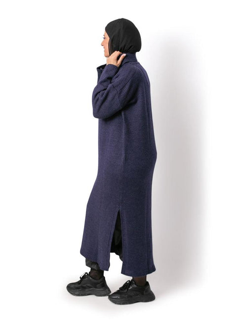 Navy L - Vent Pullover - Khotwh