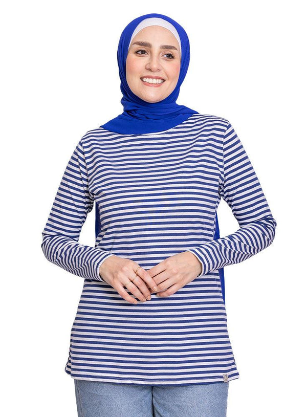 Navy Lines Long Sleeve - Khotwh