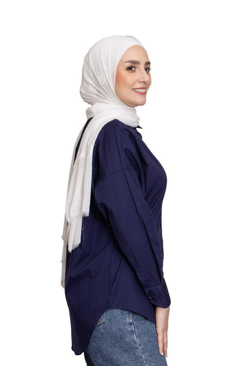 Navy Over - Size Shirt - Khotwh