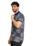 Navy Printed Polo Design 4 - Khotwh