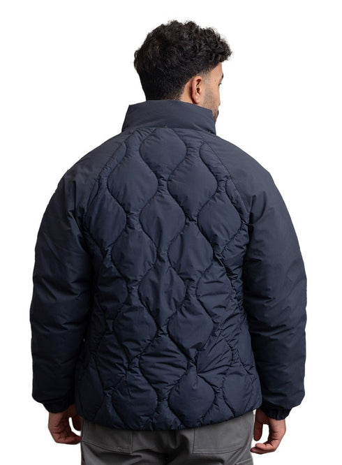 Navy Puffer Jacket 3012 - Khotwh