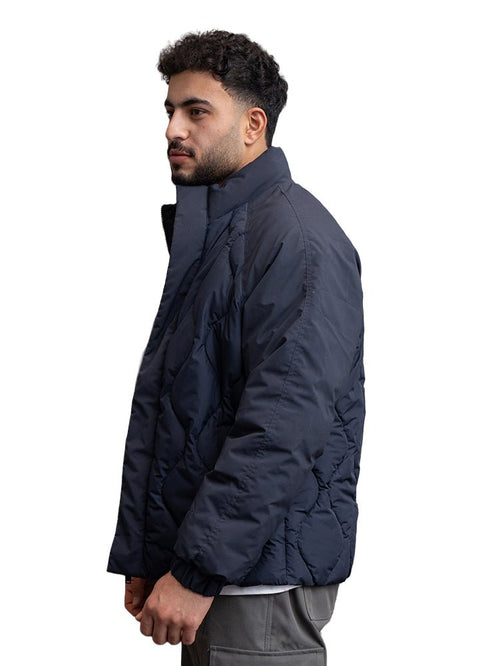 Navy Puffer Jacket 3012 - Khotwh