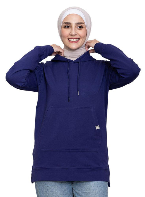 Navy S - Hoodie Vent - Khotwh