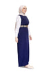 Navy Sleeve - Less Dress - Khotwh