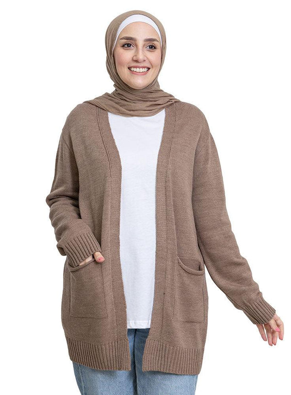 Nomad E - Basic Pocket Cardigan - Khotwh