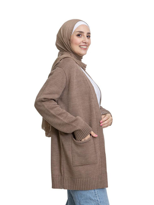 Nomad E - Basic Pocket Cardigan - Khotwh