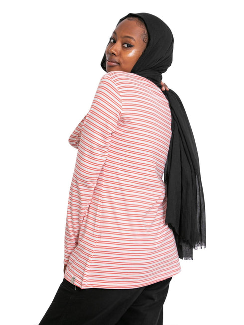 N.Striped Coral B - Long - Sleeve - Khotwh