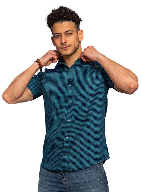 Nut Printed Half - Shirt - Khotwh