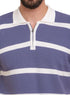 Ocean Design 01020Knit Polo Neck Zipper - T-Shirt - Khotwh