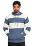Ocean F - Striped Hoodie Pullover - Khotwh