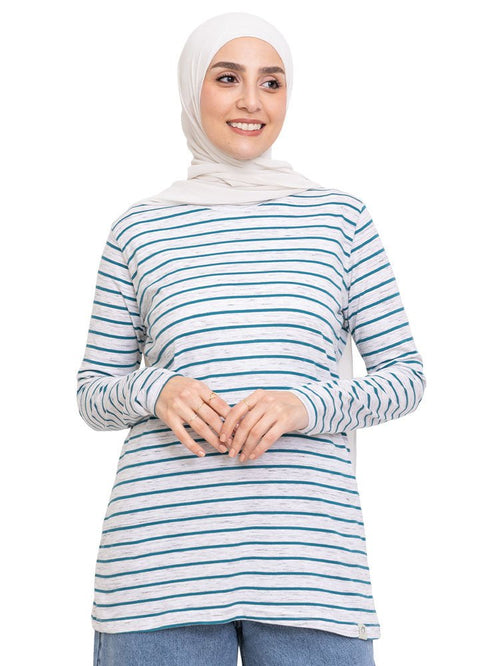 Ocean Striped Long - Sleeve - Khotwh