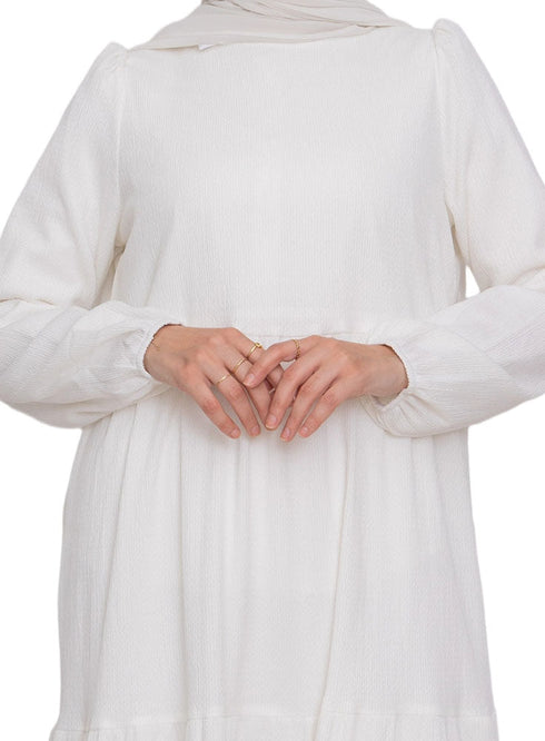 Off - White Basic Dress - Khotwh