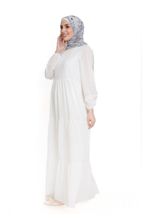 Off - White Basic Dress - Khotwh