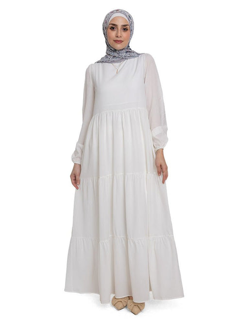 Off - White Basic Dress - Khotwh