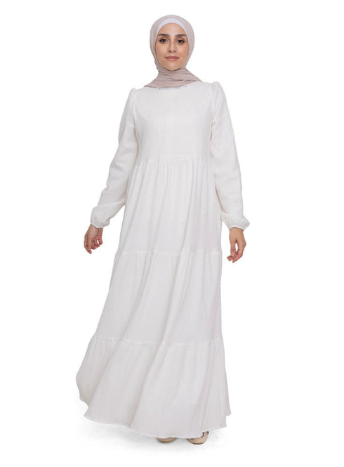 Off - White Basic Dress - Khotwh