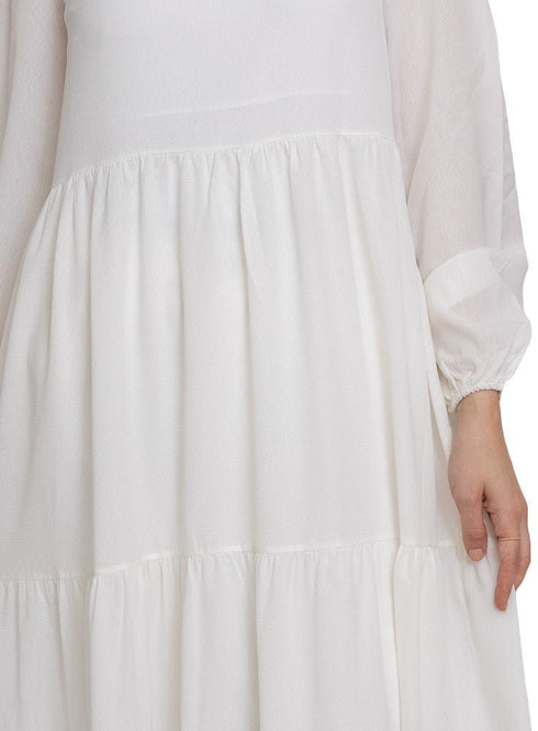 Off - White Basic Dress - Khotwh