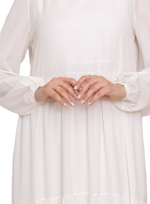 Off - White Basic Dress - Khotwh