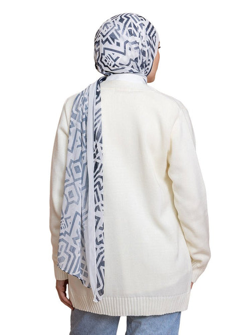 Off - White Basic Pocket Cardigan - Khotwh