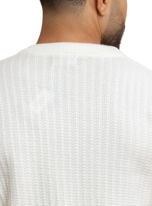 Off - White Basic Round Pullover - Khotwh