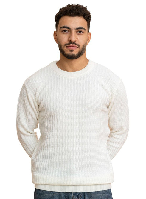 Off - White Basic Round Pullover - Khotwh