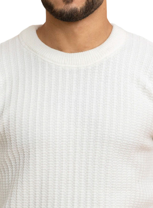 Off - White Basic Round Pullover - Khotwh