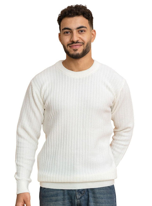 Off - White Basic Round Pullover - Khotwh