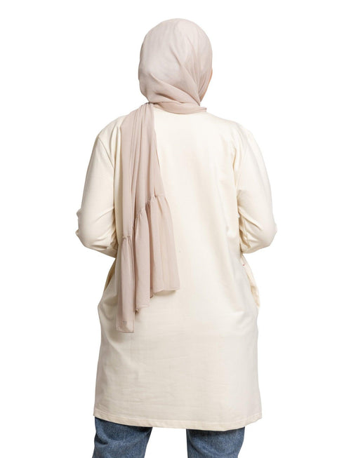 Off - White Basic Tunic - Love - Khotwh